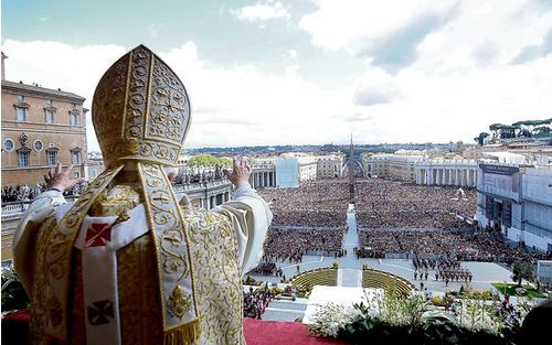 back of Pope back of Pope